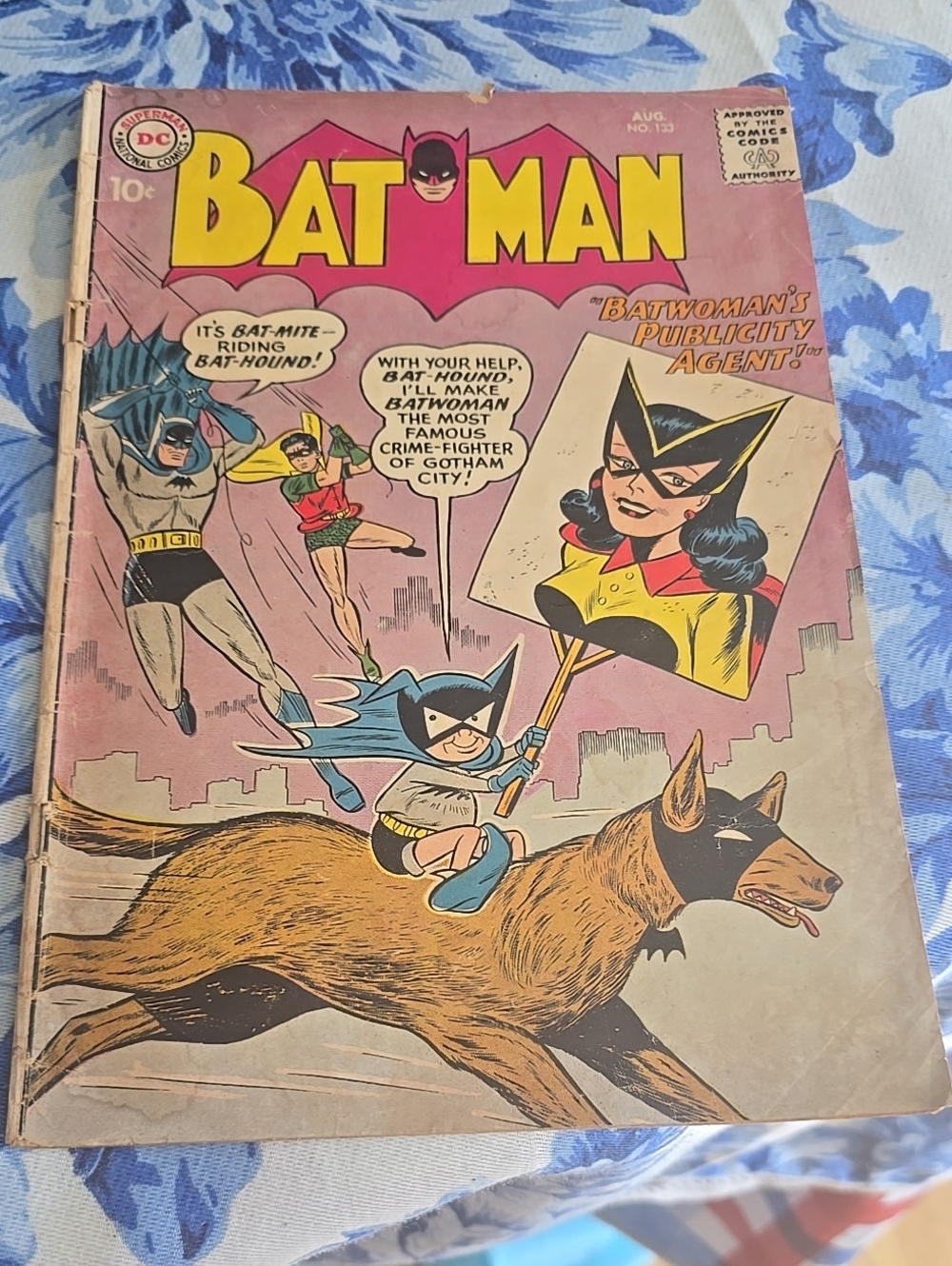 Batman #133 1960 DC Comics 1st Bat-Mite in Batman  1st App of Kite-Man